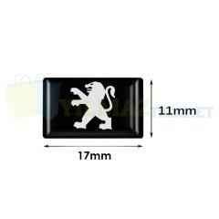 Peugeot Logo Direksiyon Jant Vites Torpido Damla Oto Sticker Etiket Çıkartma 5 Adet