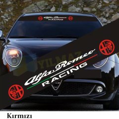 Alfa Romeo Ön Arka Cam Güneşlik Oto Sticker Yapıştırma Araba 1 Ad