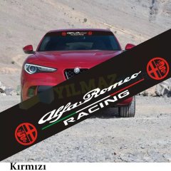 Alfa Romeo Ön Arka Cam Güneşlik Oto Sticker Yapıştırma Araba 1 Ad