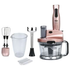 Fakir Mr. Chef Quadro Blender Seti Rose Mikser Robot Seti 1000 Watt