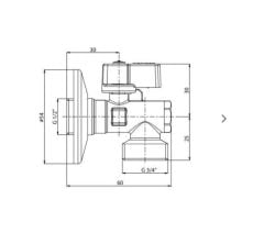 Eca Filtreli Çamaşır & Bulaşık Makina Musluğu 602111059