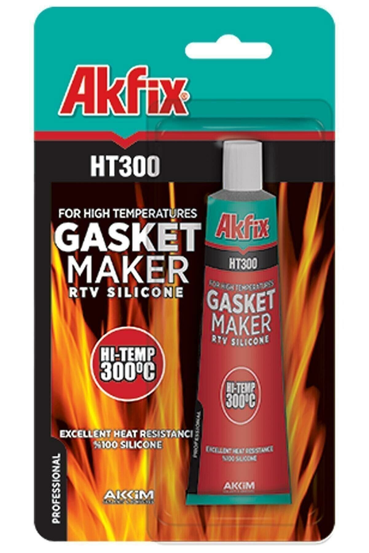 AKFİX HT300 RTV YÜKSEK ISI SİL.50GR KIRMIZI