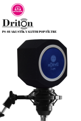 DRİTON PS-1 MAVİ AKUSTİK YALITIM KONDENSER MİKROFON POP FİLTRE