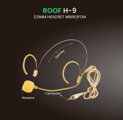 ROOF H-9 HEADSET KAFA MİKROFONU