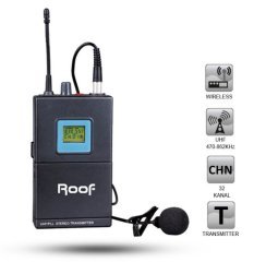 Roof R-3T UHF 32 Kanal Verici Mikrofon Transmitter