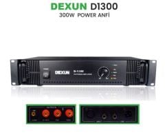 Dexun D-1300 TEK KANAL 300W 100V 4-16Ohm Power Amfi