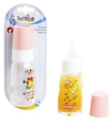 Bambino Bambiş 125ml Damaklı Emzikli Cam Biberon