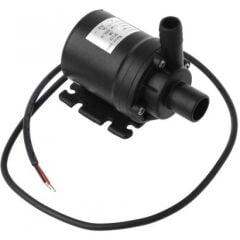 800 Litre Saat 19W DC 12V Fırçasız  Su Pompası Motor Su Geçirmez Hidrofor Erkek Düz Ağız