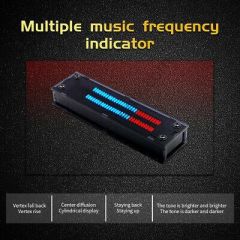 VHM-902 Çift 30 Seviye LED Müzik Spektrum Seviyesi Stereo Amfi