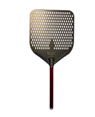 Alüminyum Pizza Küreği Koyu Delikli 35x120 cm