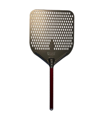 Alüminyum Pizza Küreği Koyu Delikli 35x150 cm