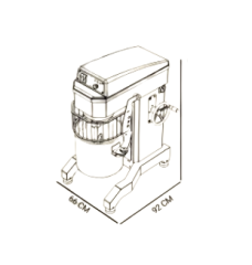 Planet Mikser 60 Litre 380V