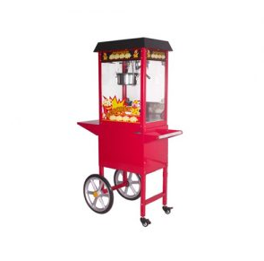 Arabalı Popcorn Makinesi Kırmızı