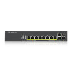 GS2220-10HP 8-port GbE L2 Switch with GbE Uplink