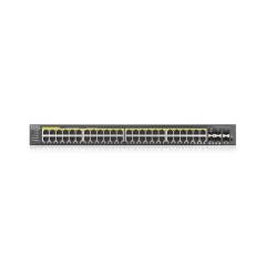 GS2220-50HP 48-port GbE L2 PoE Switch with GbE Uplink