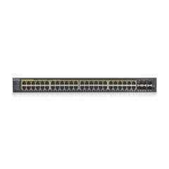 ZYXEL NEBULA GS1920-48HP V2 44 PORT 10/100/1000 + 4xSFP L2 YÖNETİLEBİLİR HYBRID POE SWITCH (375 WATT)