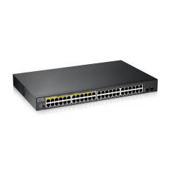 ZYXEL GS1900-48HP 48 PORT 24x10/100/1000+24xPOE PORT+2xSFP L2 WEB YÖNETİLEBİLİR POE SWITCH (170 WATT)