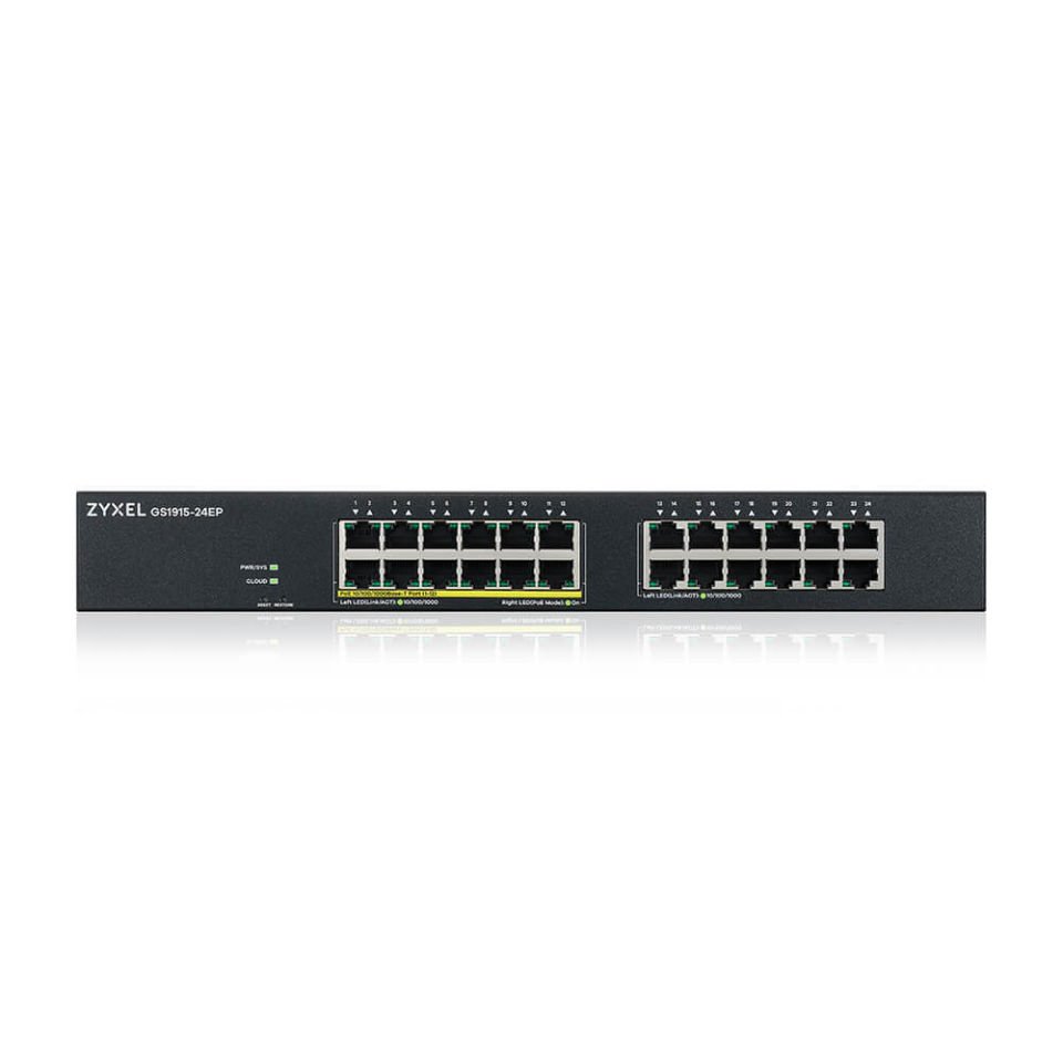 Zyxel GS1915-24EP 24-port GbE Smart Hybrid Mode POE Switch