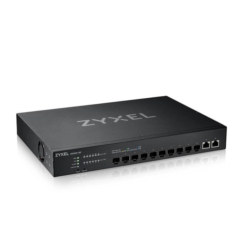 XS1930-12F 2 adet 10G Multi-Gig Bağlantı Noktalı 10 bağlantı noktalı 10G Lite-L3 Akıllı Yönetilen Fiber Switch