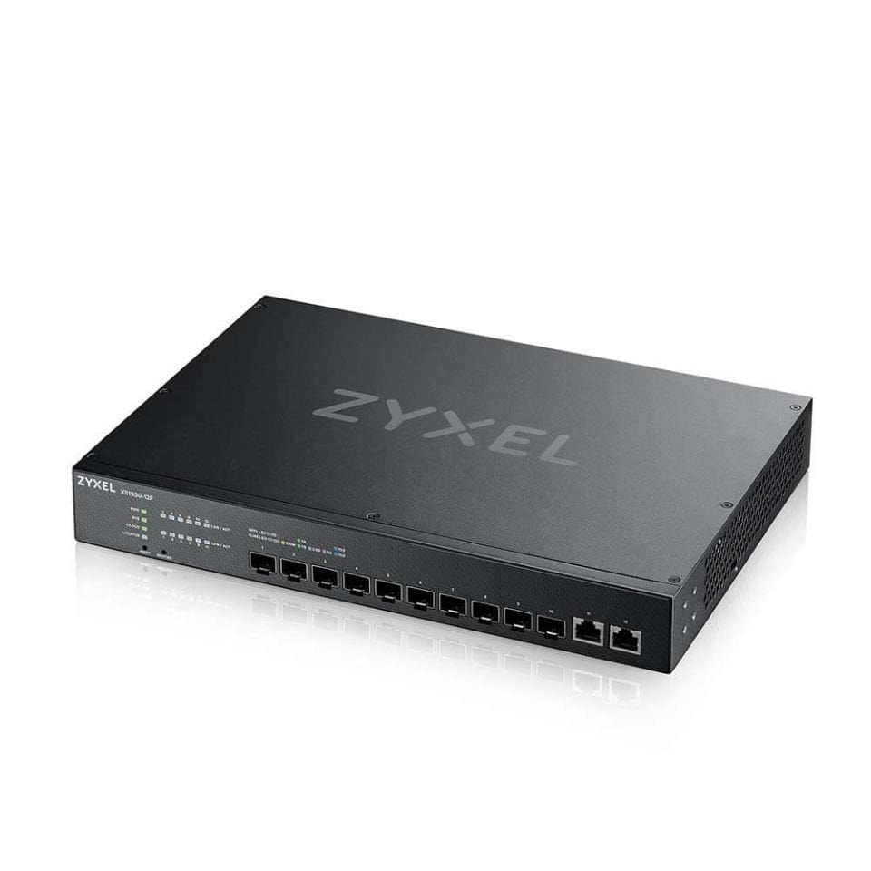 XS1930-12F 2 adet 10G Multi-Gig Bağlantı Noktalı 10 bağlantı noktalı 10G Lite-L3 Akıllı Yönetilen Fiber Switch