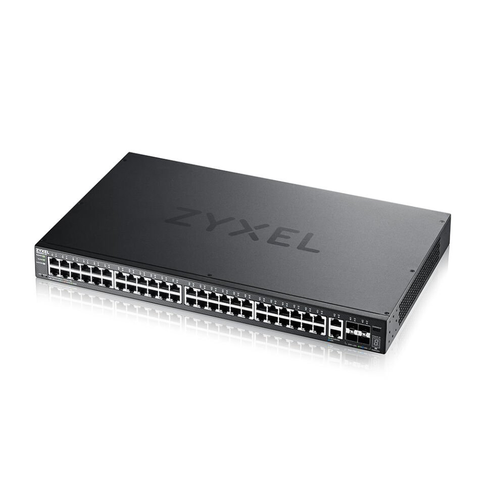 XGS2220-54 L3 Access Switch, 48x1G RJ45 2x10mG RJ45, 4x10G SFP+ Uplink, incl. 1 yr NebulaFlex Pro
