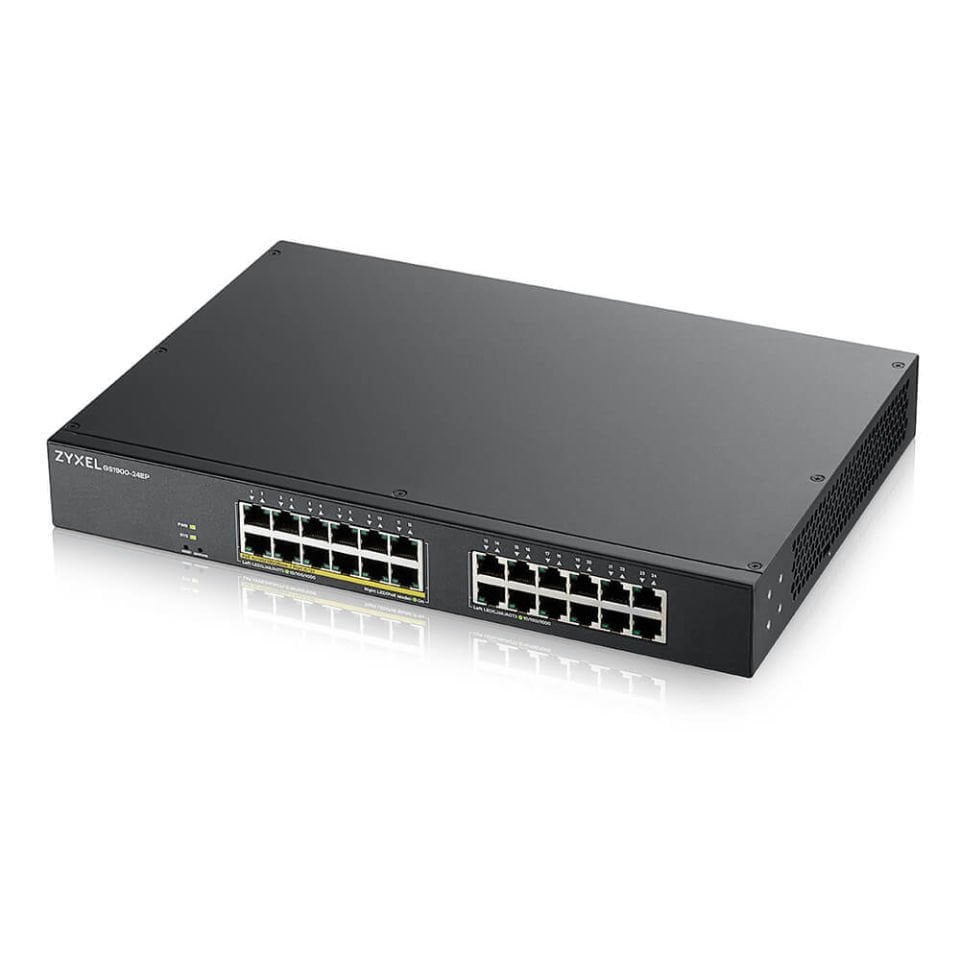 ZYXEL GS1900-24EP 24 PORT 24x10/100/1000 + GİGABİT WEB SMART POE YÖNETİLEBİLİR SWITCH