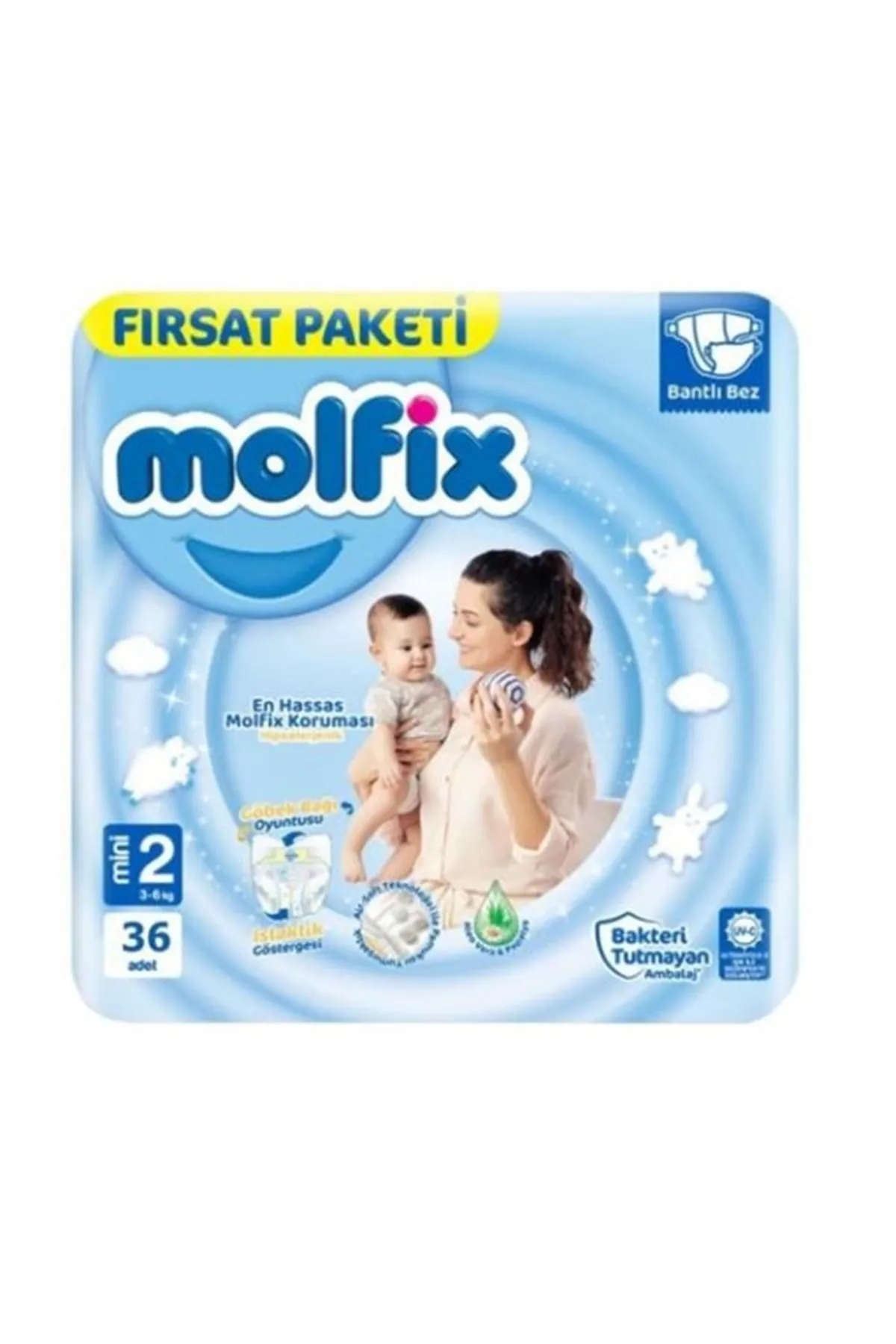 Molfix Bebek Bezi Jumbo 2 Mini 36'lı