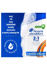 Head And Shoulders Şampuan Erkeklere Özel Saç Dökülmelerine Karşı Etkili 2in1 330 ml