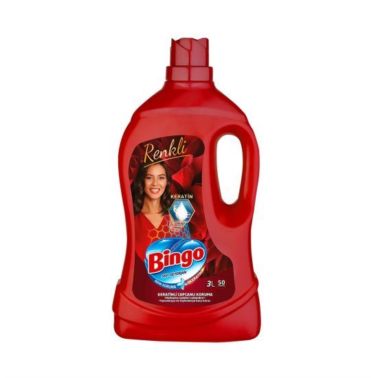 Bingo Renkli Sıvı Deterjan 3000 Ml