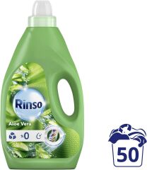 Rinso Aloe Vera Özlü Renkiler için 50 Yıkama Sıvı Deterjan (1 x 3000 mL)