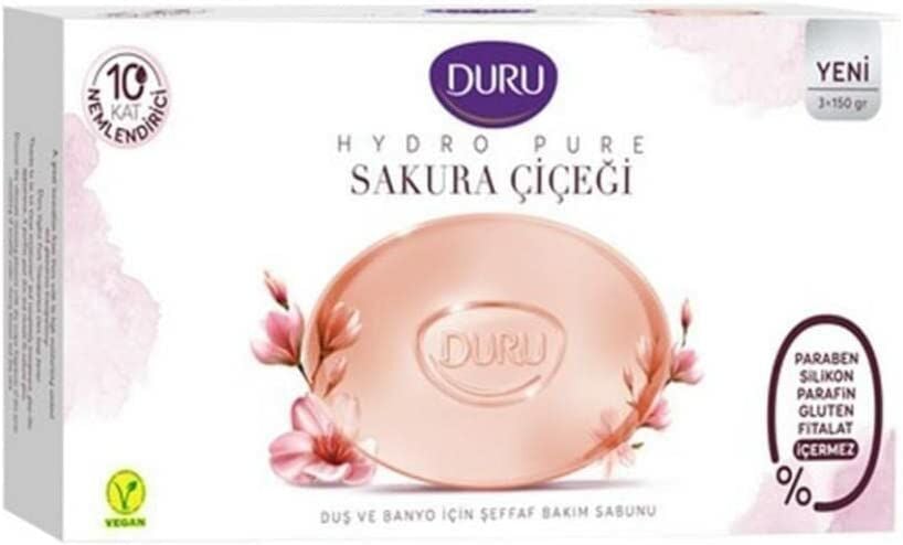 Duru Hydro Pure Sakura Çiçeği Sabunu 2'li 135 gr