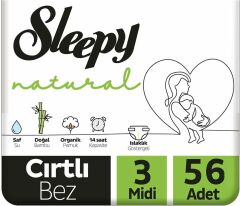 Sleepy Natural 2'Li Jumbo Midi 3 Beden 56'Li
