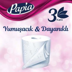 Papia Tuvalet Kağıdı 3 Katlı 72 Rulo