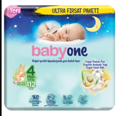 Yeni Babyone Gece Bebek Bezi 4 Beden Maxi Ultra Fırsat Paketi 112 Adet