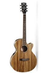 Cort SFXDAONAT Elektro Akustik Gitar Çantali Natürel İnce Kasa