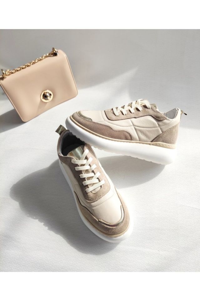 KADIN HAKİKİ DERİ SNEAKER