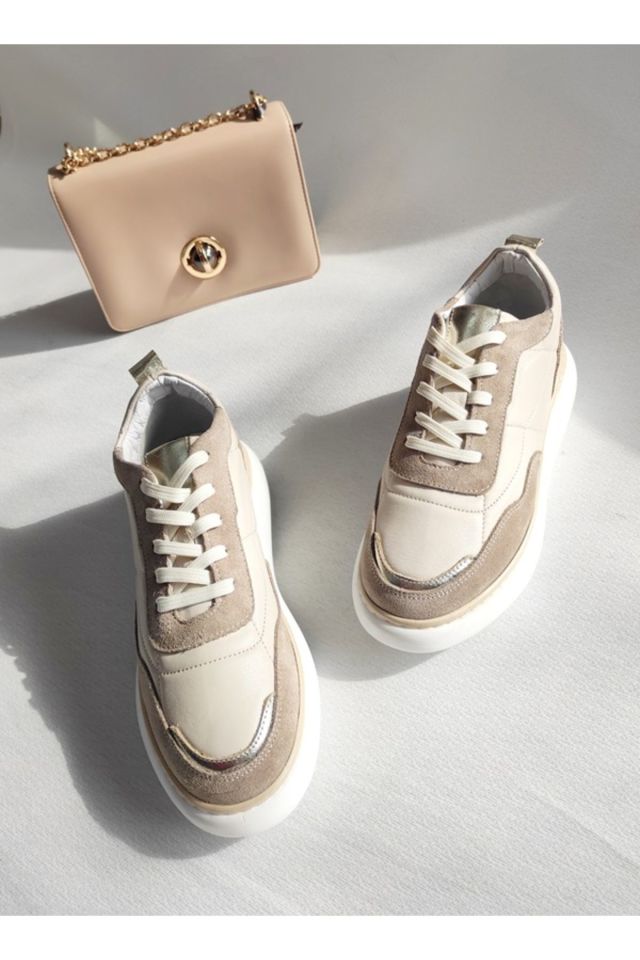 KADIN HAKİKİ DERİ SNEAKER