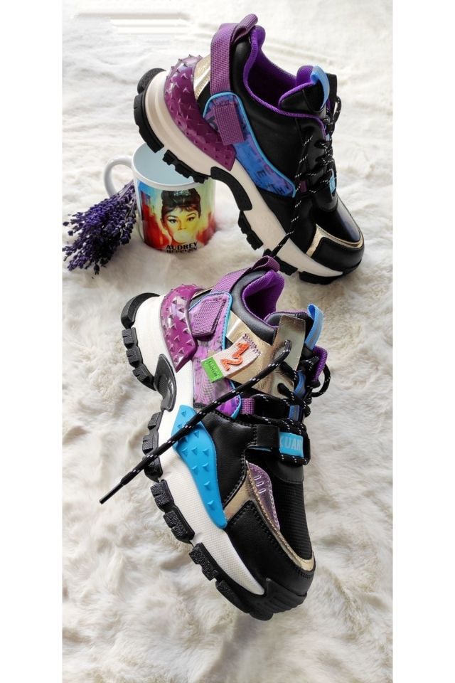 Kadın Renkli Casual Sneaker