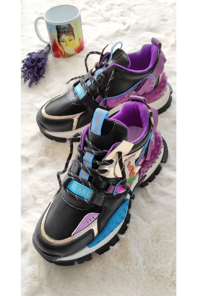 Kadın Renkli Casual Sneaker