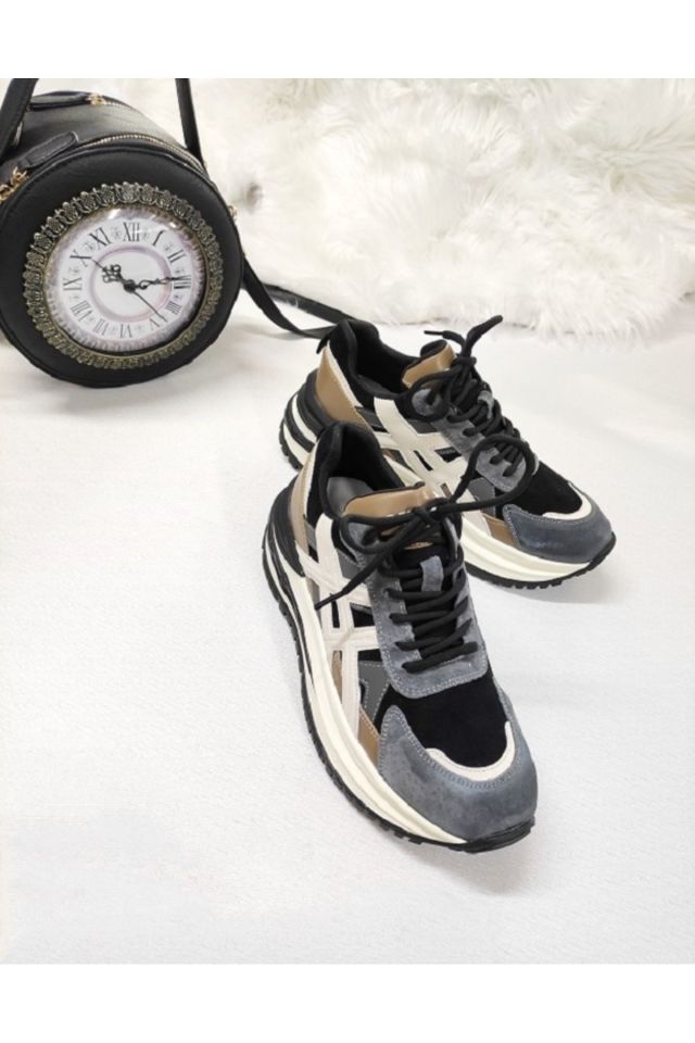 KADIN HAKİKİ DERİ İTHAL SNEAKER