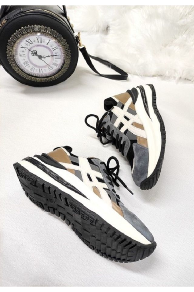 KADIN HAKİKİ DERİ İTHAL SNEAKER