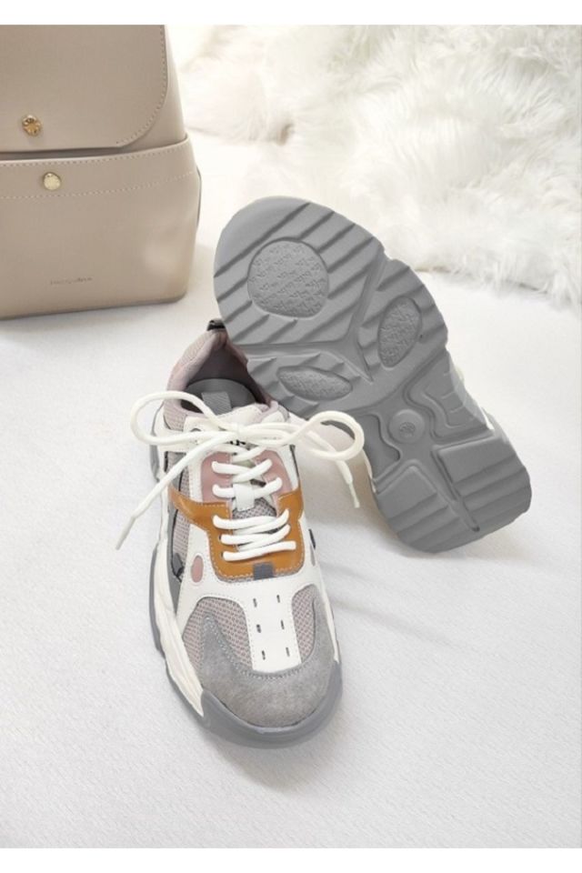 KADIN İTHAL DERİ SNEAKER