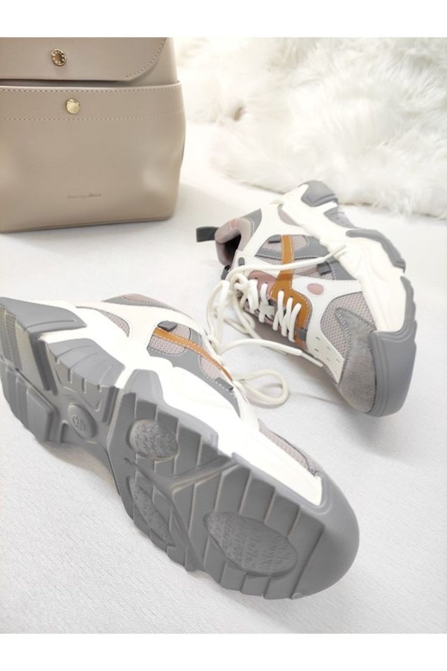 KADIN İTHAL DERİ SNEAKER