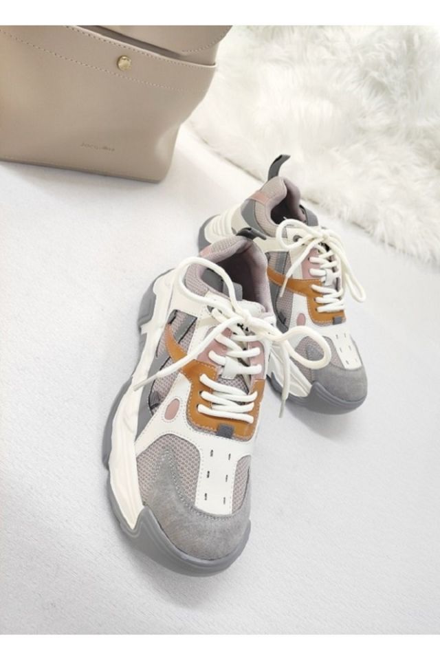 KADIN İTHAL DERİ SNEAKER
