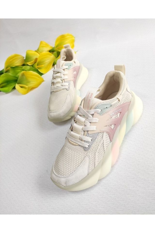 Kadın Ithal Renkli Sneaker