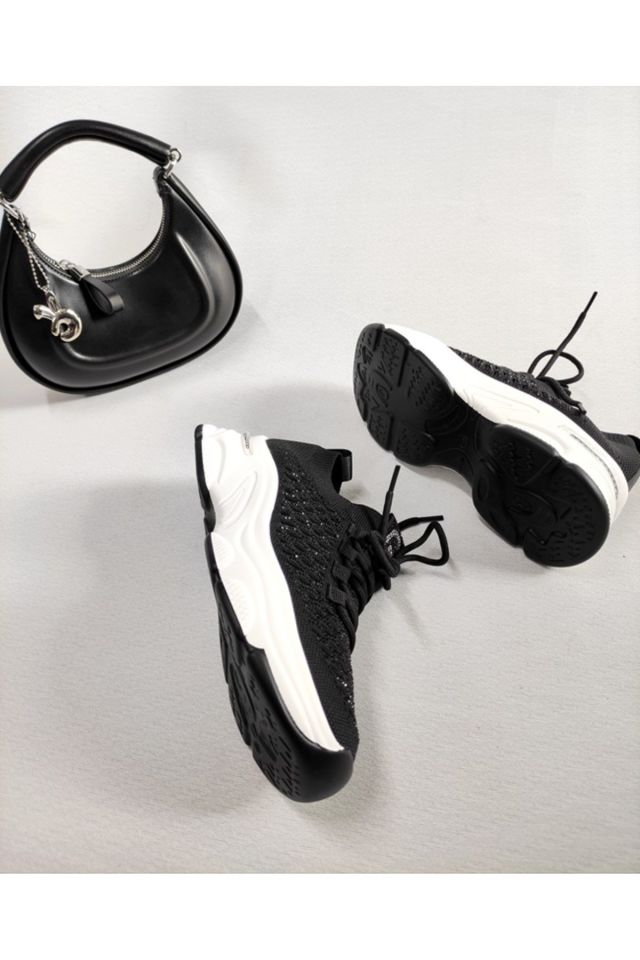 KADIN İTHAL TRİKO TAŞLI SNEAKER