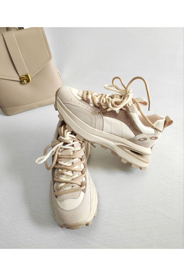 KADIN BAĞCIKLI HAKİKİ DERİ SNEAKER
