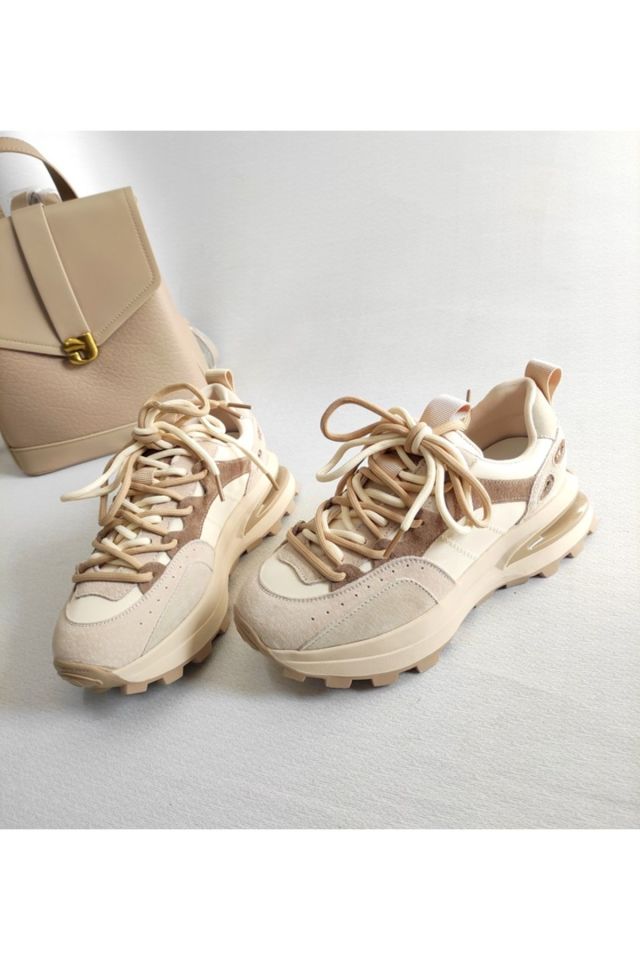 KADIN BAĞCIKLI HAKİKİ DERİ SNEAKER