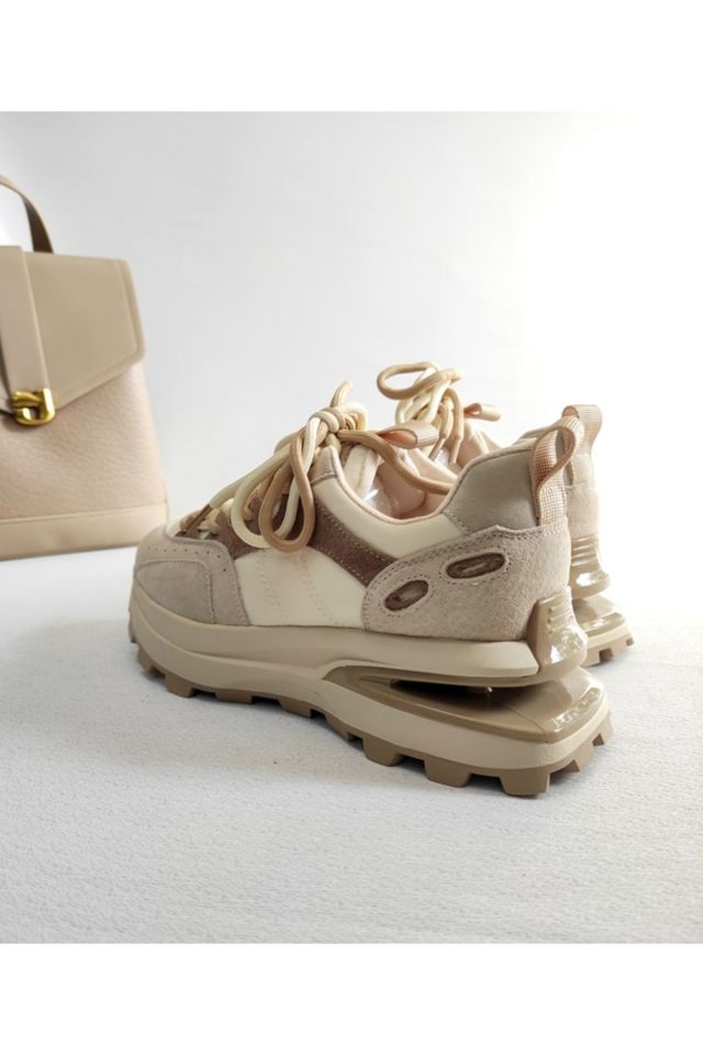 KADIN BAĞCIKLI HAKİKİ DERİ SNEAKER