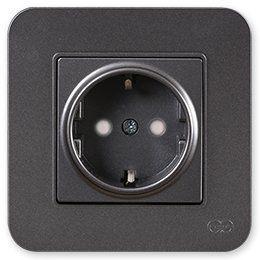 Radius Çocuk Korumalı Topraklı Priz, Füme